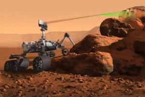 Artist concept of the SuperCam instrument for Mars 2020 Rover